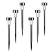 Solar Pathway Lights,Oak Leaf Low Voltage Led Pathway Landscape Lights For Outdoor Path Patio Yard Deck Driveway and Garden,Stainless Steel,6-Pack
