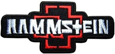 5.8x11.4Cm Rammstein Patch Embroidered Iron on Hat Jacket Hoodie Backpack Ideal for Gift BY VENIGA