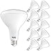 Sunco 10 Pack BR40 LED Light Bulbs, Indoor Flood Lights, Recessed Can Light Bulb, 1400 LM, 17W (100W Equivalent), 4000K Cool White, Dimmable, E26 Base, for Home, Bedroom, Kitchen UL