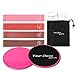 Your Choice Resistance Bands and Sliders, Exercise Workout Bands and Core Sliders for 80 Day Obsession and AB Workout, Pink Sliders and Bands