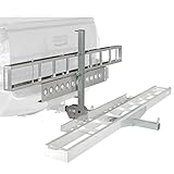 Discount Ramps Folding Aluminum Dirt Bike Hitch Carrier AMC-400-F (Bundle)