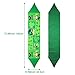 Jovitec Saint Patrick's Day Clover Table Runner Green Shamrock Table Runner for Saint Patrick's Day and Springs, 1 Pack