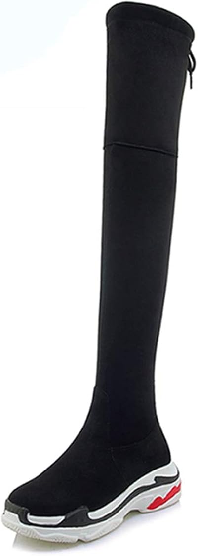 round toe stretch boots