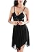 Queen.M Pretty Pajama Sexy Lingerie Sling Transparent Underwear for Sex Flirt (XX-Large, classic black)
