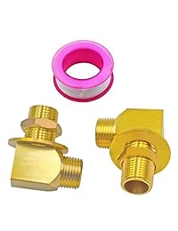 Se venden en pares para llave de la b 0230 k Kit de instalación de latón, 1 2" Short Codo NPT hembra x macho nuevo. Para T & S Series grifos de latón estilo b 0230