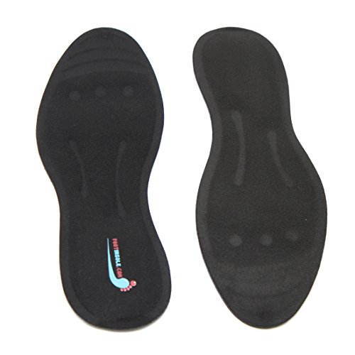 Superior Massaging Gel Shoe Inserts – Comfort & Shock-Absorbing Insoles for Foot Relief, Glycerin-Filled for Men & Women (8.5 US Women's (M Size))