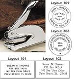 COS17040667 - Cosco Personalized embosser nickel-plated with insert