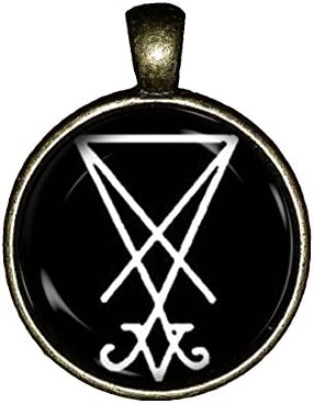 Chaoticfashion Lucifer Symbol Necklace Satanic Jewelry Gift Pendant Charm