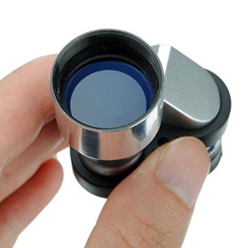 Mini Pocket 8X20 Silver Metal Monocular Telescope Eyepiece with Gleam Night Vision Scope by ShopIdea