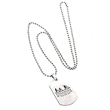 Necklace Opeof Fashion Stranger Things Letters Pendant Necklace Party Wedding Travel Jewelry - Silver