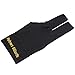 Gracefulvara Spandex Left Hand Three Finger Snooker Billiard Glove Black