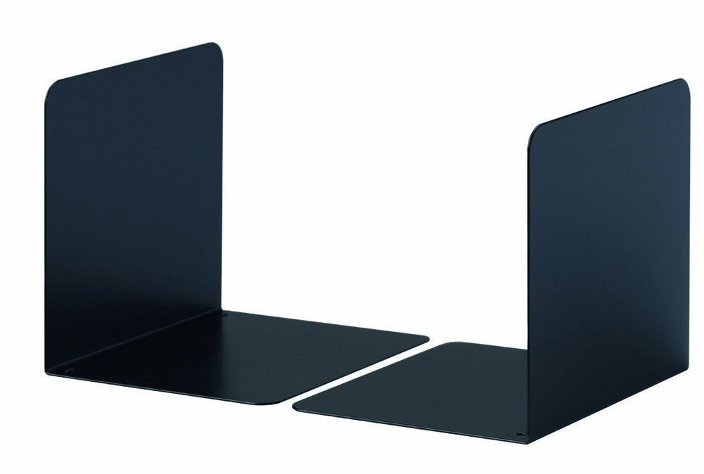 Durable S Size Bookends - Black