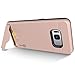 CoverON Credit Card Holder Protective SecureCard Series for Samsung Galaxy S8 Plus Case, Rose Gold