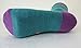 SEOULSTORY7 4Pack Women Full Cushion Hiking/Camping/Outdoor Crew Socks 4Pair HotPink/Gray/Purple/Green Medium