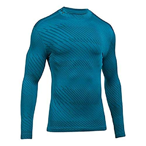Under Armour Hombre Coldgear® Jacquard Compreshort Sleeveion Mock
