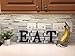 Kitchen Decor Wall Art, Country Decor, Rustic Farmhouse Decor for the Home, EAT Sign Decorative Wall Art