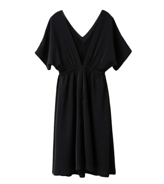 amazon vestito nero lungo