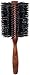 Spornette Italian Rounder 3 Inch Hair Brush (#955-XL) - Round Double Density Boar Bristle Brush With Wooden Handle For Blow Drying, Styling, Volumizing, Straightening And Curling Medium To Long Hair