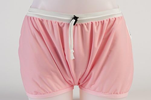Wearable Sitz Bath Briefs for Men and Women - Holds water for Soaking! No Tub or Plastic Bowl Required! Soaking relief in the Shower, on a Bath Chair, or on the Toilet. (Waist 20-24, Light Pink)