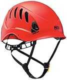 Petzl ALVEO VENT, Ventilated Helmet for Rescue Work, Red