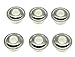 Dopro Metal Nickel 10mm Guitar Tuners Conversion Bushings Ferrules for Vintage Guitar Tuning Keys