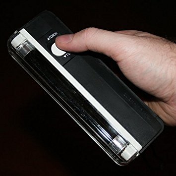 2 in1 Hand Held Portable Uv Black Light Torch Lamp Money Detector
