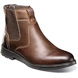 Nunn Bush Men's Bayridge Plain Toe Chelsea Boot - Lightweight Leather With Elastic For Easy On/Off - View #12