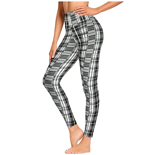 Women Yoga Leggings High Waisted Tummy Control Slim Skinny Pants