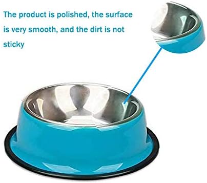 SUOXU Dog Bowls,Pieces Stainless Stee Cat Bowls for Kittensl,Non-Slip Cat Feeding Bowls,Multifunctional Dog Cat Food Bowl - Image 5