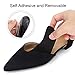 Beautulip Arch Support Cushions Adhesive Metatarsal and Arch Gel Inserts Flat Feet Pain Relief Ball of Foot Pads - Absorb Sweat Comfortable High Heels Inserts Pack of 6