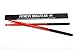 Original High-Grade Plastic FITNESS ROCKSTAR DRUMSTICKS™ for Fitness, Aerobic Classes, Workouts, Exercises, Cardio Drumming + ANTI-SLIP Handles, Red Pair
