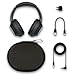Sony WH1000XM3/B Noise Cancelling Wireless Headphones + Blue Yeti USB Mic (Steel...
