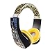 Sakar Kids Safe Over The Ear Headphones, Volume Limiter for Developing Ears, 3.5MM Stereo Jack, Recommended for Ages 3-9, Green