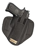 New Barsony 6 Position Ambidextrous Concealment Pancake Holster for Full Size 9mm 40 45