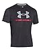 Under Armour Men's Sportstyle Logo T-Shirt, Black (001)/Steel, Large