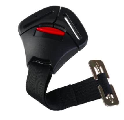 MuStone Car Baby Safety Seat Clip, Fixed Lock Buckle, Seat Safe Belt Strap Chest Child Clip Buckle Latch Toddler Clamp Protection (Black)