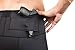 Graystone Concealed Carry Men's Holster Compression Shorts - Concealment Spandex Shorts with Two Pockets CCW Clothing (Black, Large)