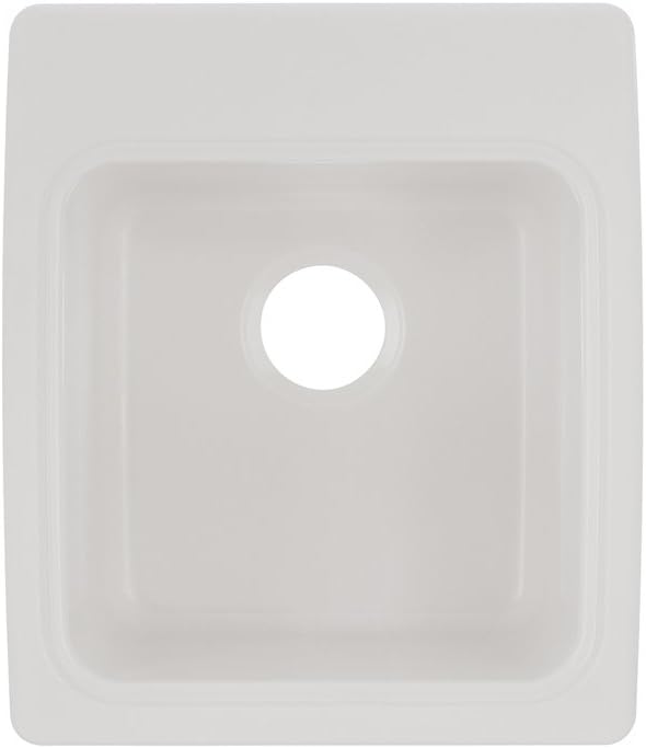 Swan SSUS2000.010 Dual Mount Solid Surface Utility SinkWhite, 20in L