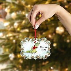 Green Basilisk Christmas Ornament 2024