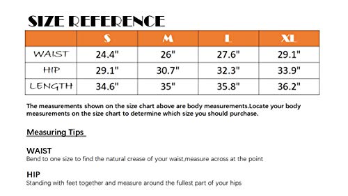 XH.Easy Go High Waisted Leggings for Woman Workout Yoga Butt Lifting Tummy Control Pants with Pockets (Black,S)