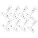 Juvale Plastic Merchandise Sign Clip, Display Clips (Clear, 8-Pack)