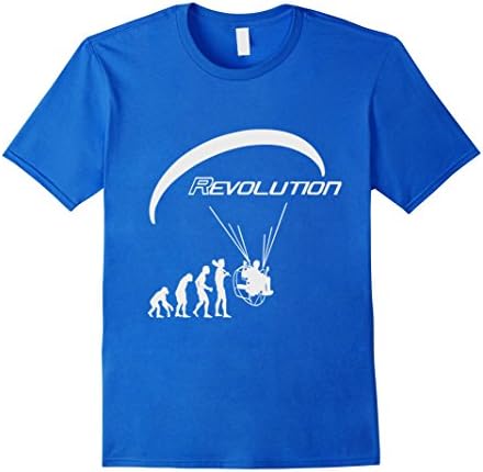Mens Paramotor PPG Fout Lauch revolution T-Shirt XL Royal Blue
