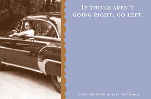 Shannon Martin Design Sticky Notes, Go Left