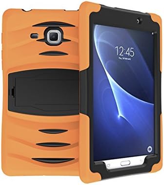 Tab A 7.0 Case for Samsung Galaxy SM T280/T285 - Full Body Shockproof Heavy Duty Armor Cover with Kickstand for Samsung Table 7" Case (Orange)