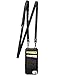 Caseahead Black iPhone 6, 7 & 8 Cell Phone Wallet Case w/Crossbody Leather Strap and Chain Wristlet - RFID Wallet Case for Money, ID & Credit Cards | Purse Phone Case for Women -Black (5.4