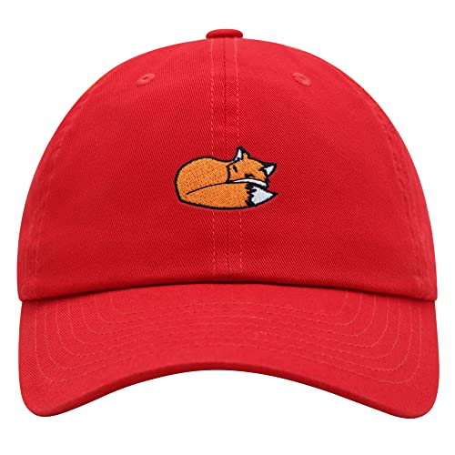 JPAK Fox Premium Dad Hat Embroidered Cotton Baseball Cap Sleepy… at Amazon