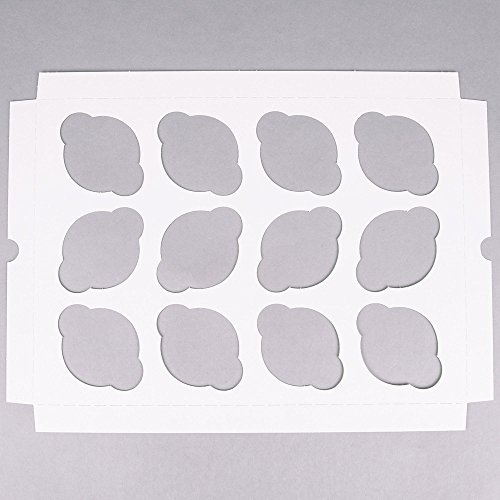 Pack of 20 WHITE 14x10x4 Bakery/Cake Box and Inserts w/ Signature Picks