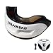 Brain Pad Youth Triple Laminated Mouthguard Strap/Strapless Combo with Special Formulated Super Gel Pads (Black/White, XXX Small)