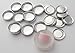 100 ButtonsUCover Cover Buttons Flat Back Size 30 and Assembly Tool Kit