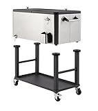 TRINITY 80 qt Stainless Steel Cooler with Detachable Tub